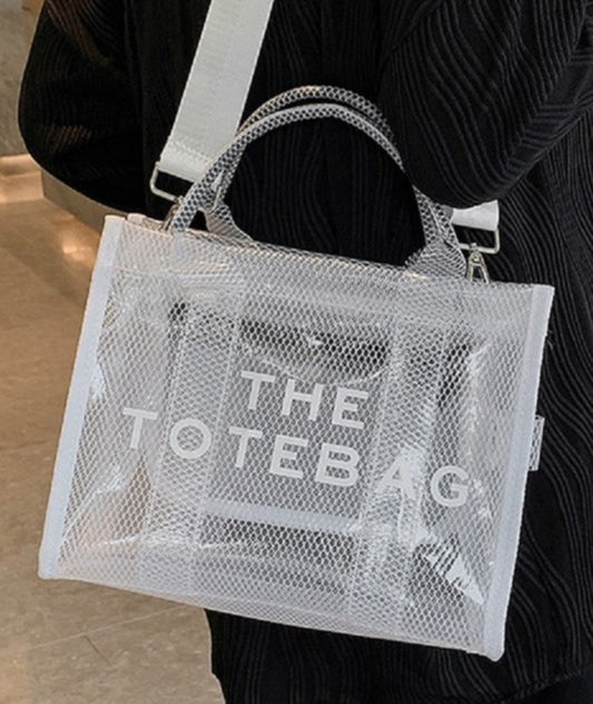 White Clear Tote Bag